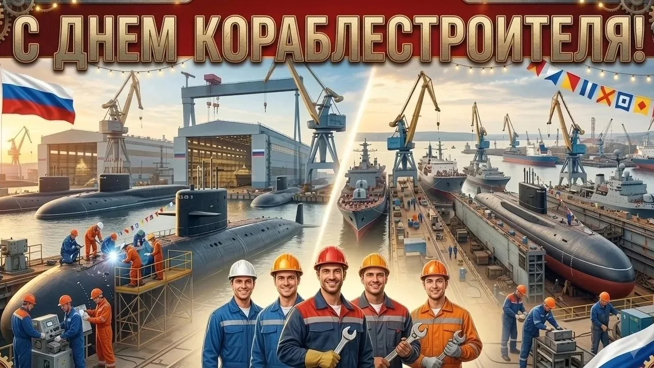 Уважаемые корабелы, ветераны отрасли, жители Северодвинска, поздравляю вас с Днём кораб...