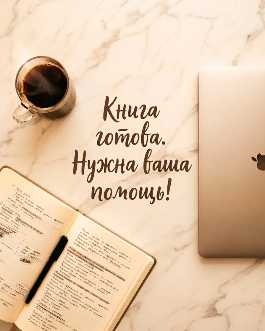 «Книга готова. Нужна ваша помощь!»