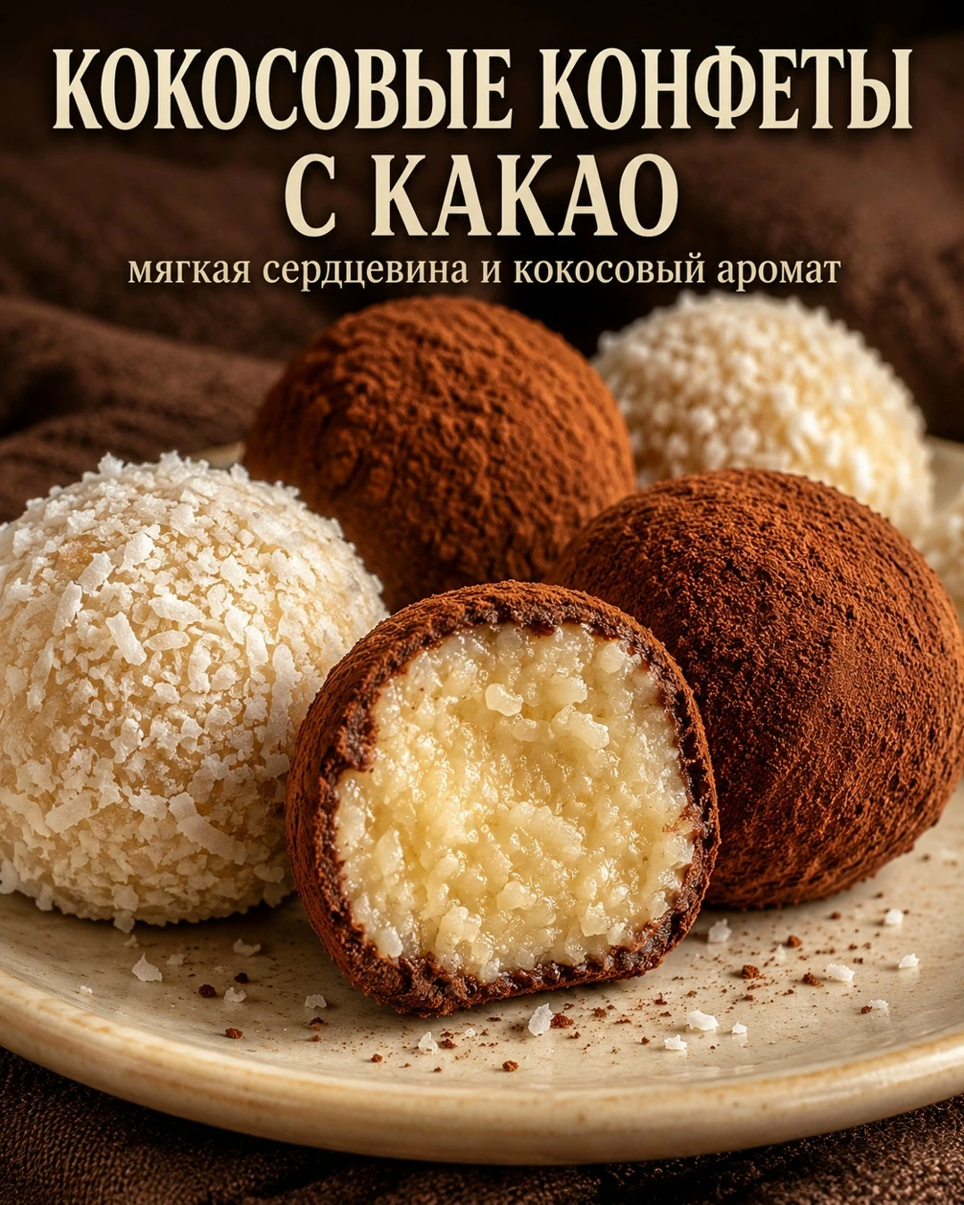 🍰 ДЕСЕРТЫ БЕЗ ВЫПЕЧКИ ИЗ ПРОСТЫХ ПРОДУКТОВ — ЧЕТЫРЕ УЮТНЫХ РЕЦЕПТА!