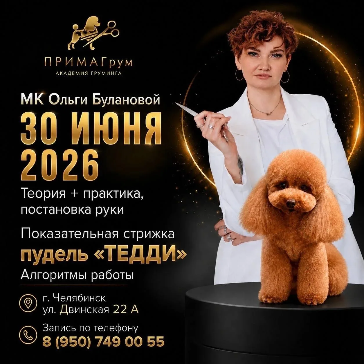 Челябинск !
Приглашаем на углубленный мастер-класс «Тедди-Мастер» или как превратить пуделя в плюшев