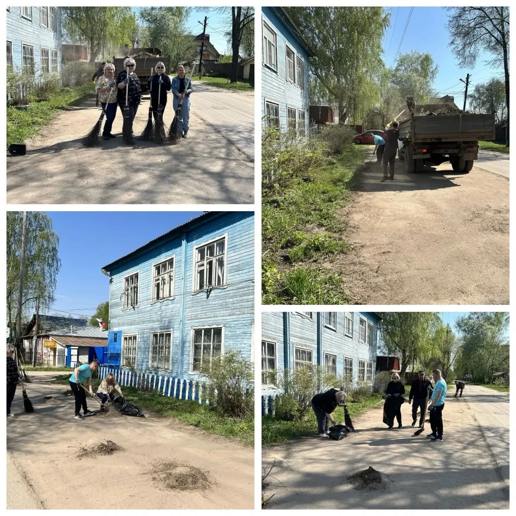 В рамках общероссийской акции по наведению порядка, сегодня коллектив МУП "ЖКХ Лыковско...