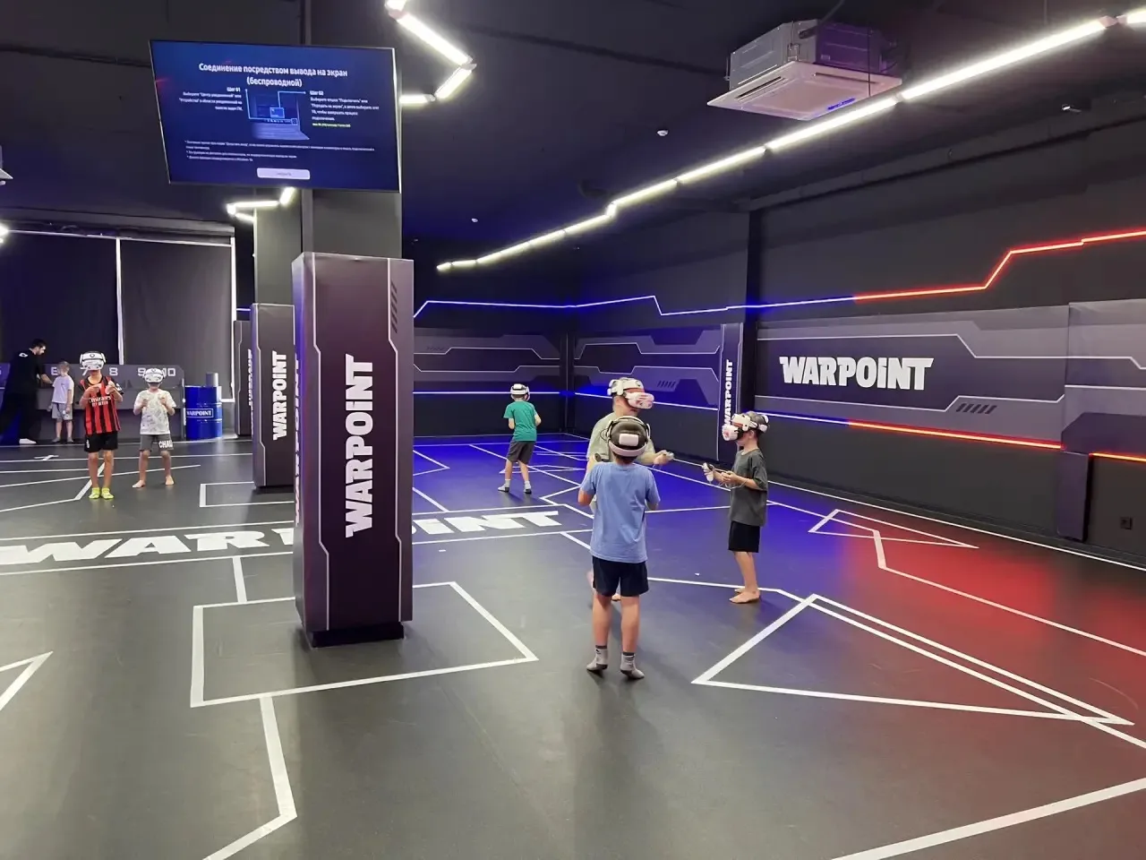 Фото и видео с нашего похода в VR арену