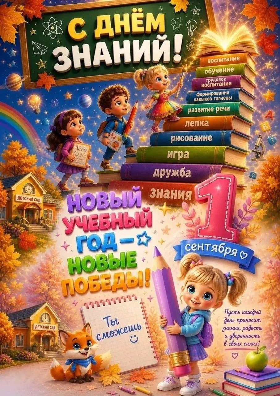 С Днём знаний! С 1 Сентября!