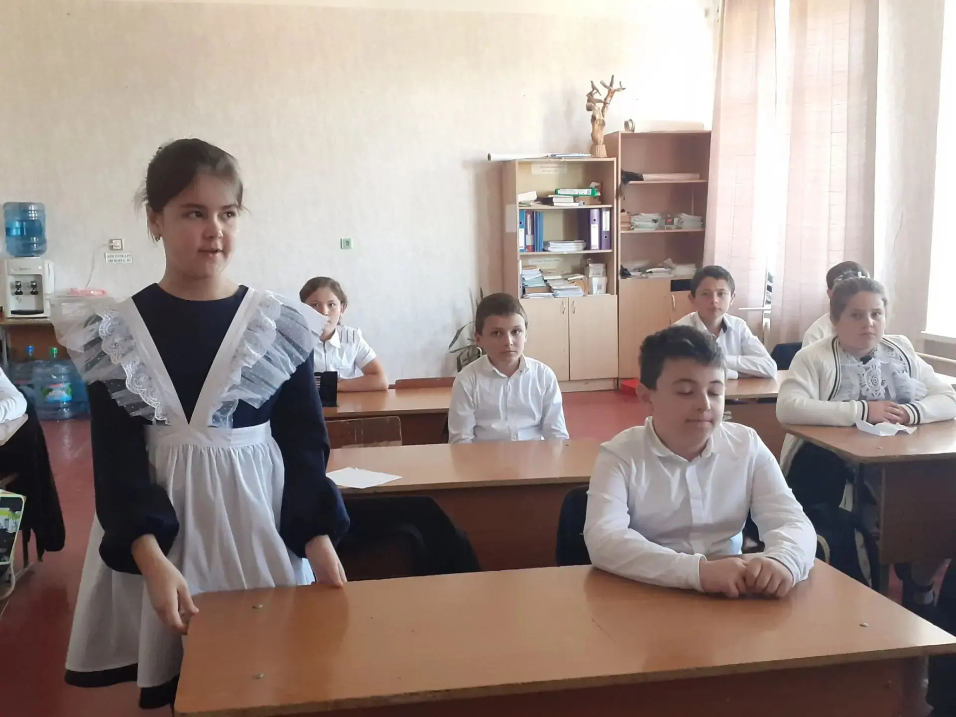 В 5-ом классе прошло внеурочное занятие Разговоры о важном на тему "Сила слова. Ко Дню ...