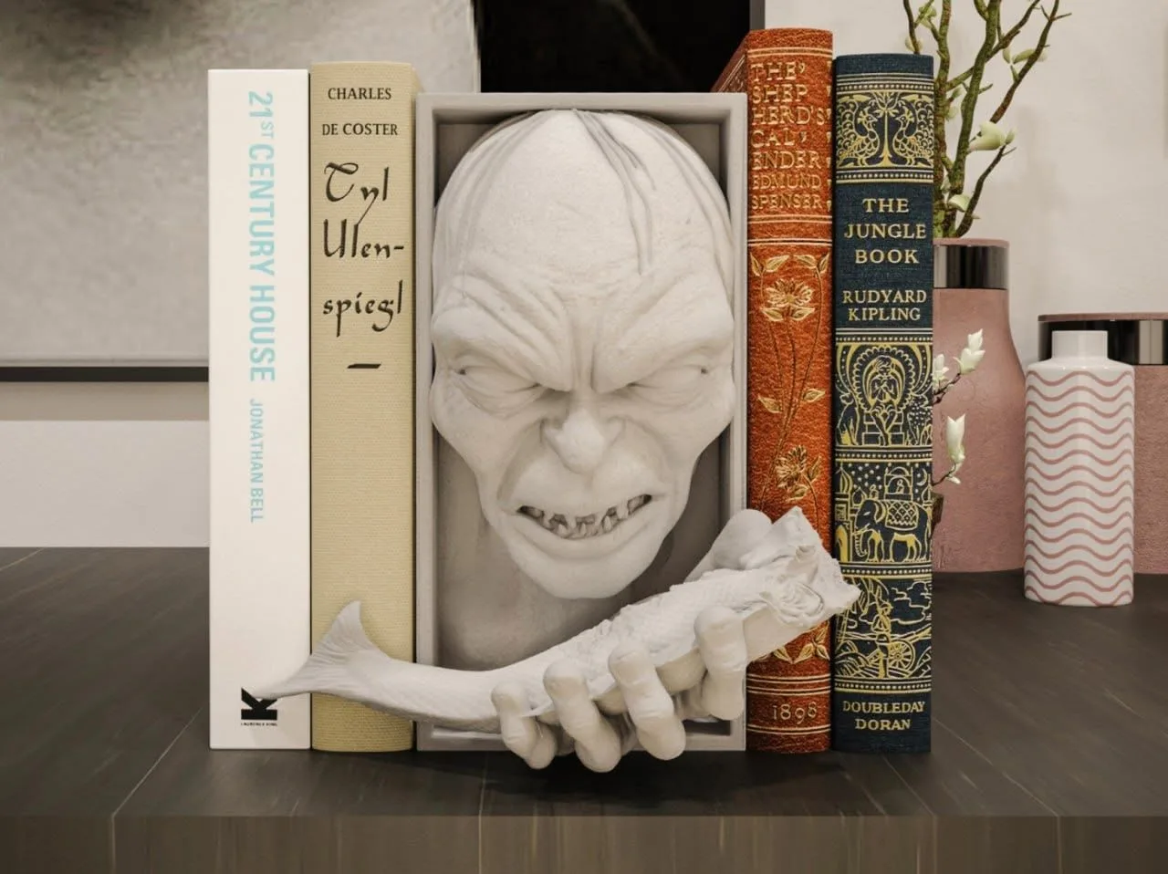 Book nooks Голлум 3D модель STL