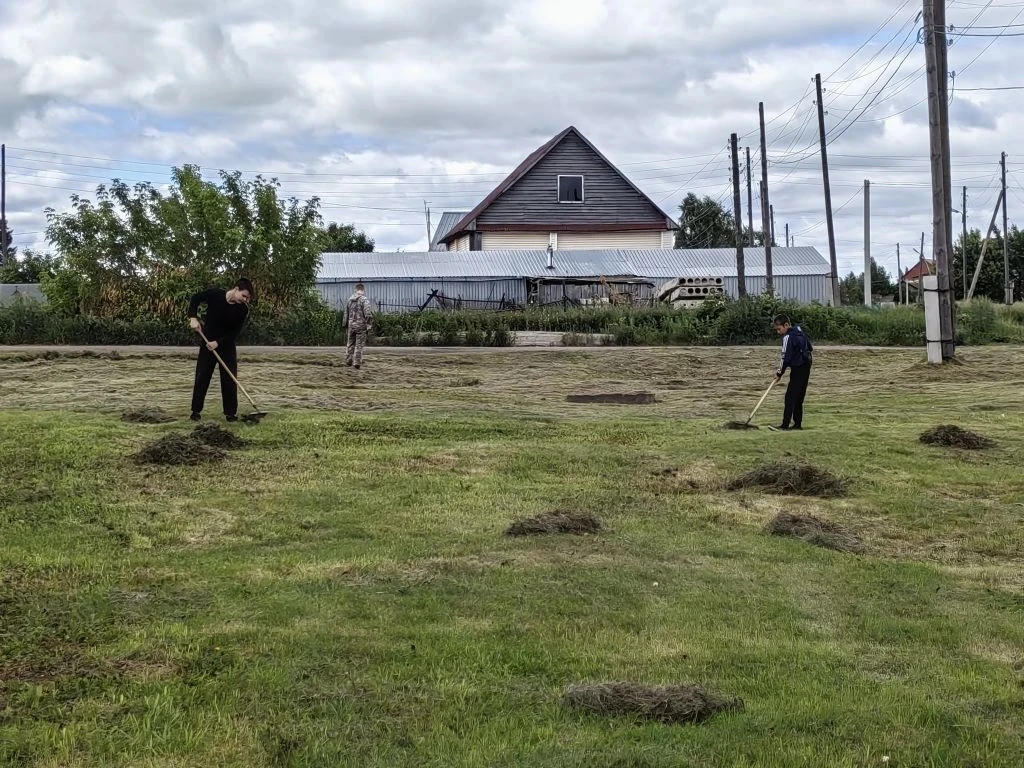 📎Ребята трудового отряда "Росток 🌱" продолжают работать на пришкольном учебно-опытном 🏡. Сегодня 
