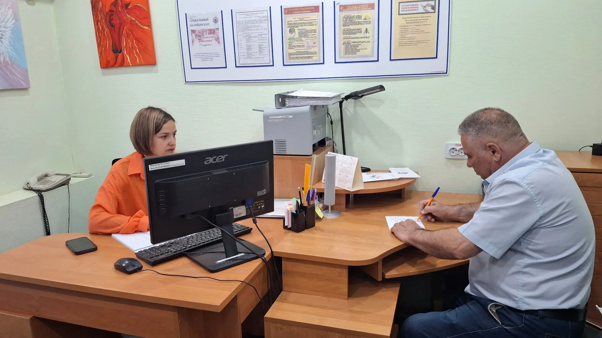 👵👴 Забота о здоровье пожилых людей 👴👵В Кировском центре социального обслуживания населения актив