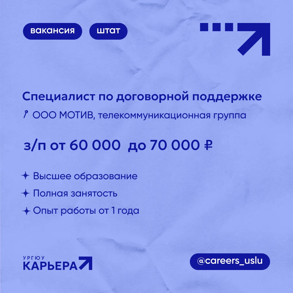 💼 ВАКАНСИЯ #штат
