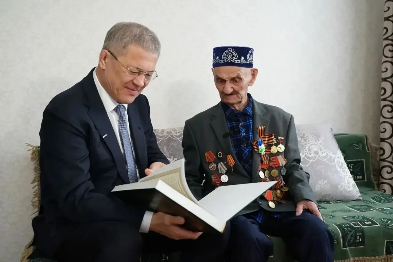 Ветерану Великой Отечественной войны Габдрашиту Хамитовичу Аглиуллину через несколько дней исполнитс