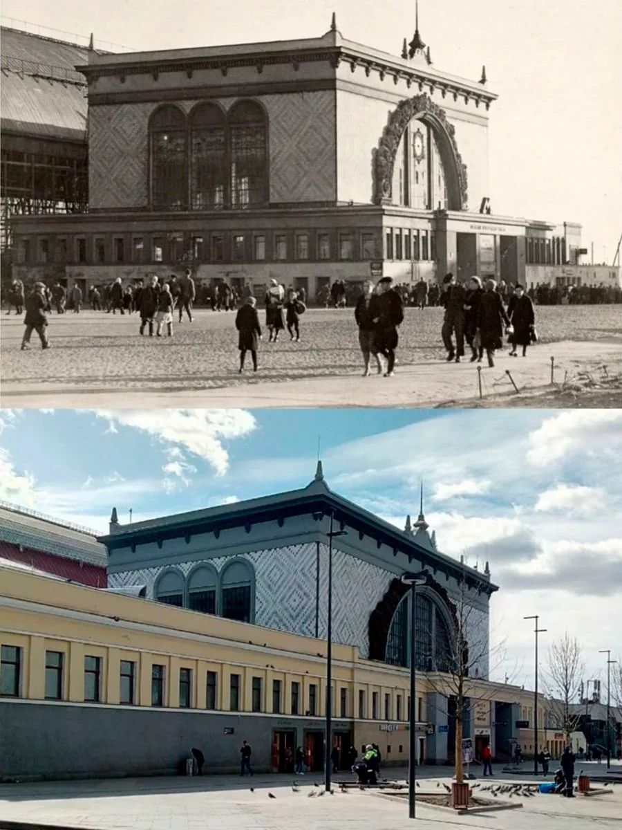 📍 Западный вестибюль станции метро «Киевская». 1946/2023 год.