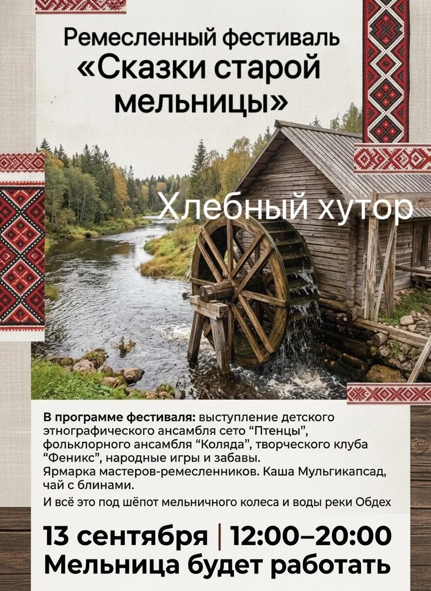 ✨ Оживите сказку старой мельницы