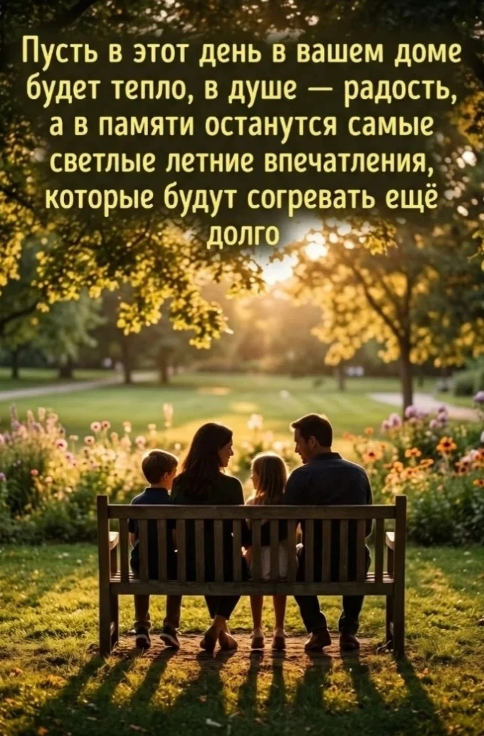 Последняя суббота лета: время для самых теплых воспоминаний ☀️🍃