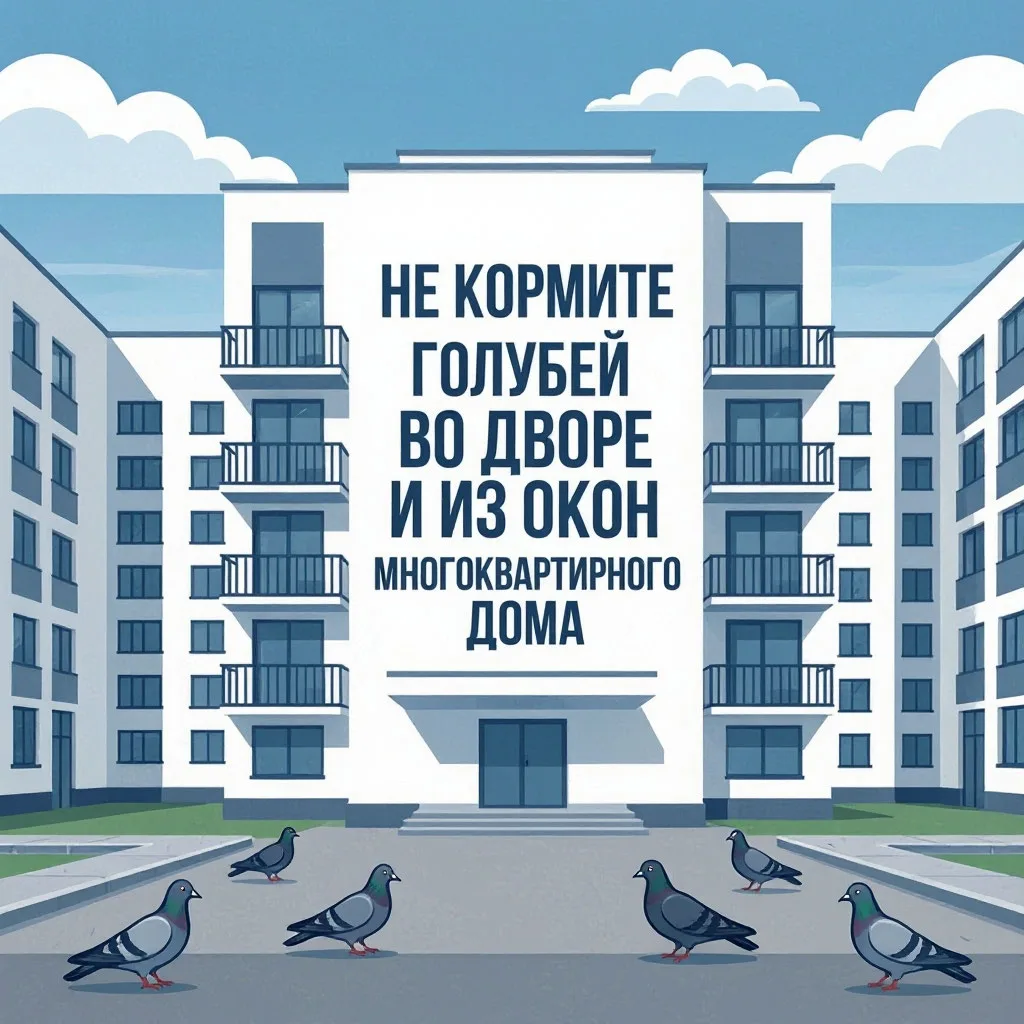 Уважаемые жители! Напоминаем, что, проявляя заботу о птицах во дворе, важно помнить о з...