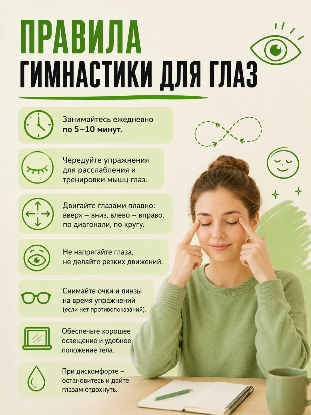 👀Гимнастика для глаз: сохраняем зрение в эпоху гаджетов