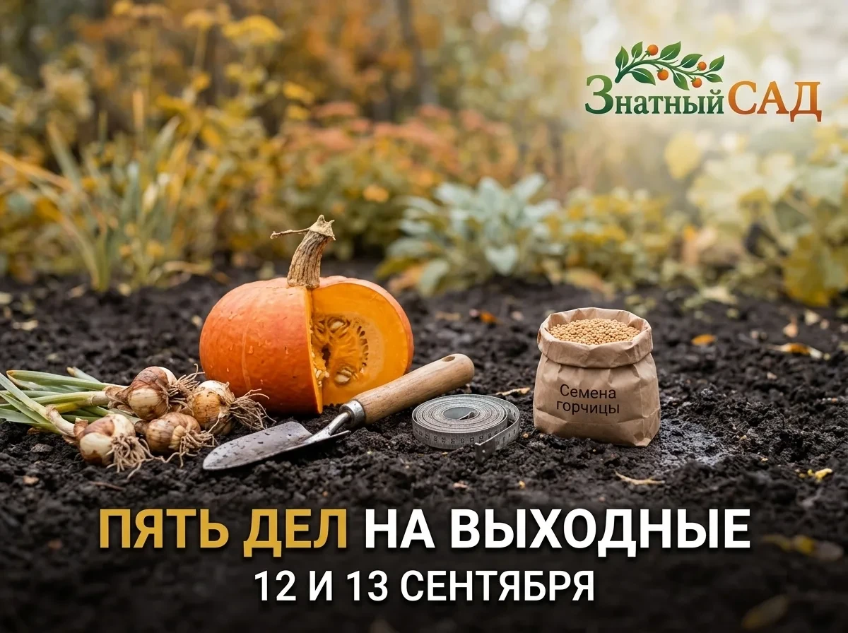 🗓 ДЕЛА НА ВЫХОДНЫЕ: 12 И 13 СЕНТЯБРЯ