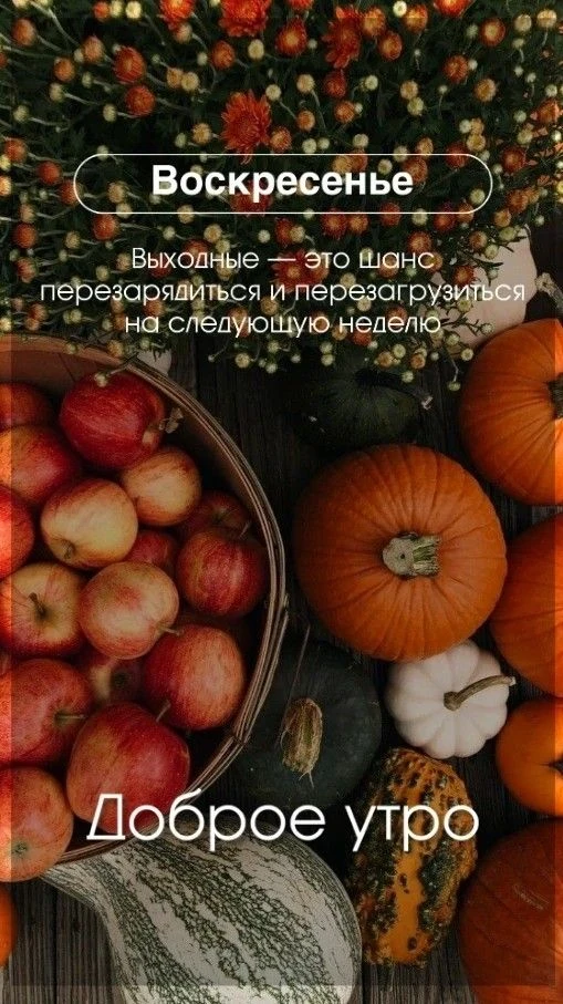 Утречко доброе 🍁