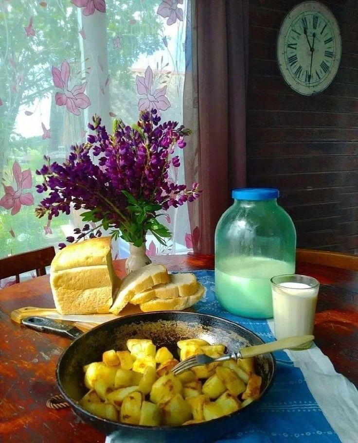 Лето в деревне у бабушки