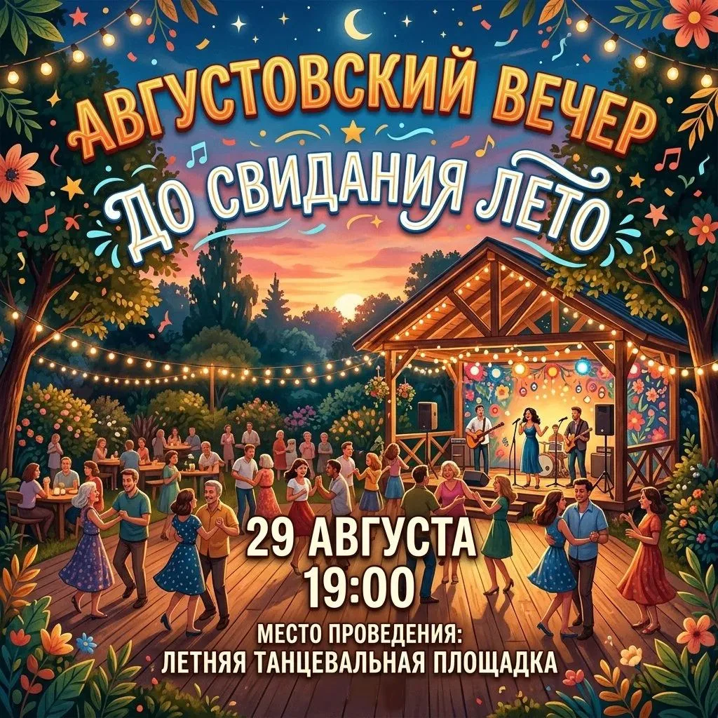 Прощаемся с летом по-крупному! 🎭