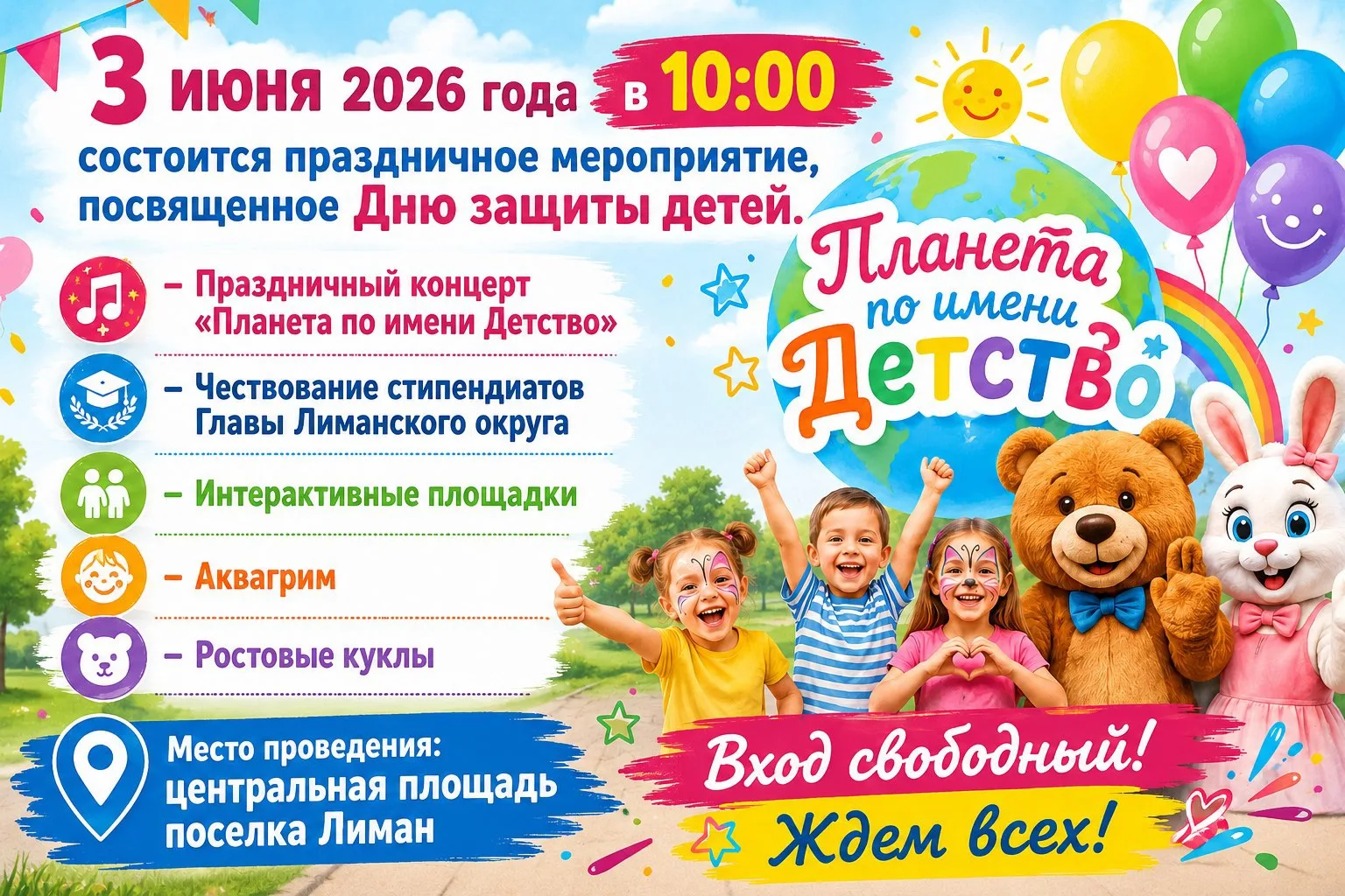 Уважаемые жители и гости Лиманского округа!
