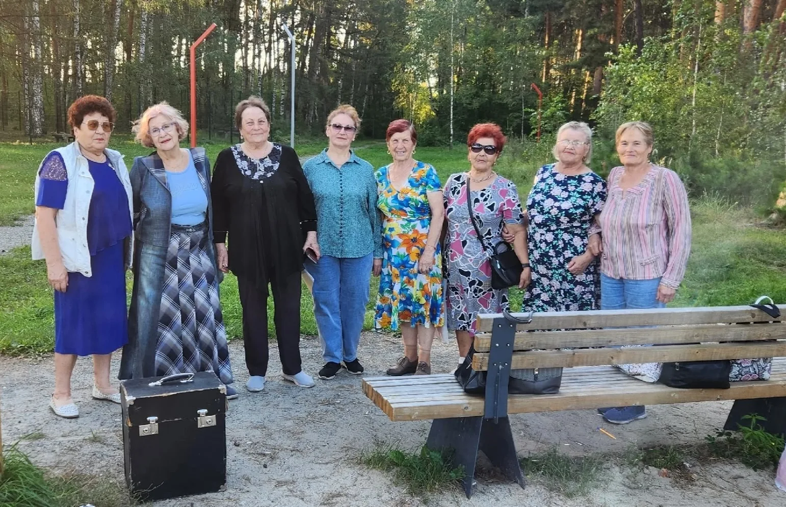 🎶 В экопарке «Гагаринский» прошла открытая репетиция коллектива «Тальяночка».