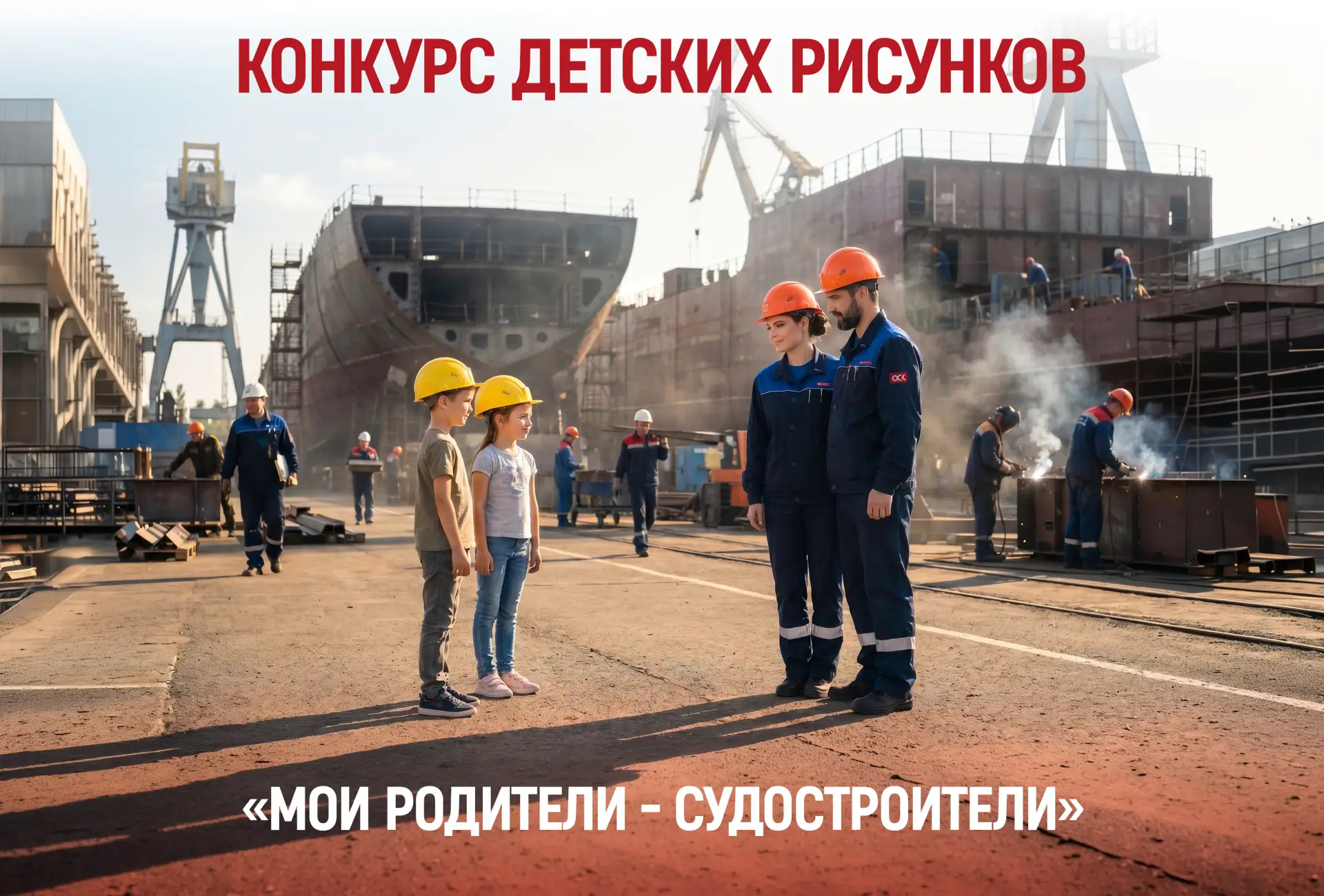 Детей и внуков амурских корабелов ОСК приглашают принять участие в конкурсе рисунков «М...