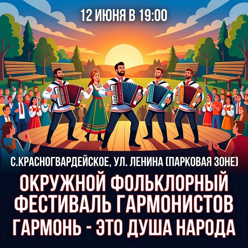 Приглашаем посетить фестиваль гармонистов!