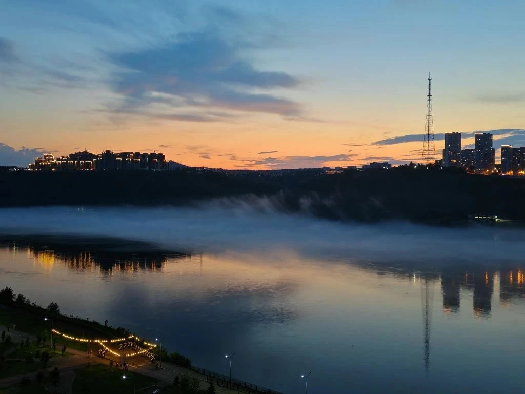 Красивый вечерний Красноярск ✨
