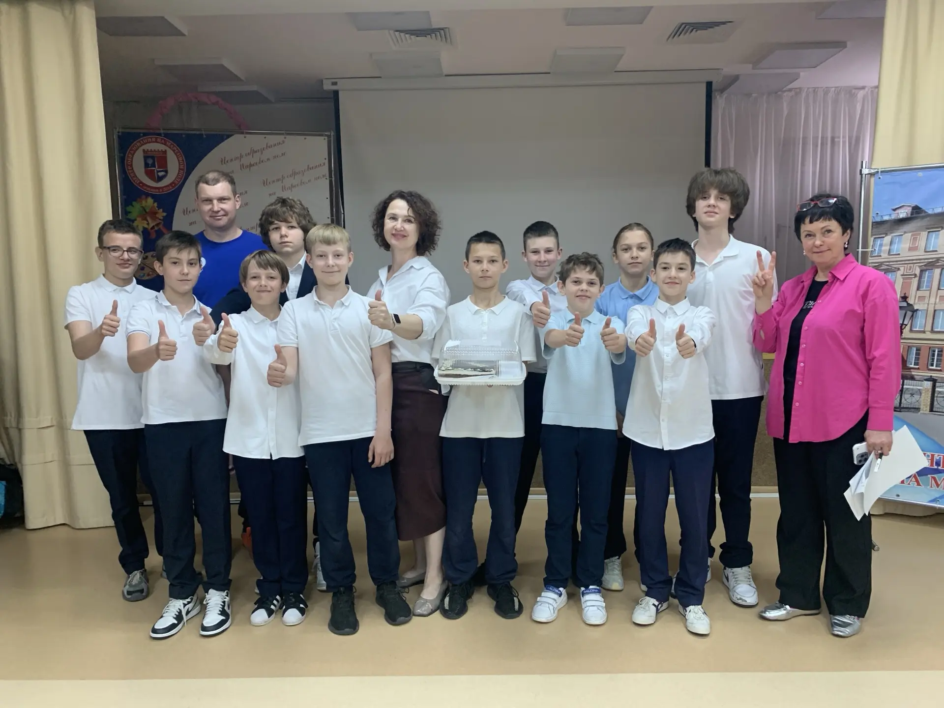🏀Состоялось чествование школьной баскетбольной команды  - призеров VI турнира «Кубок О...