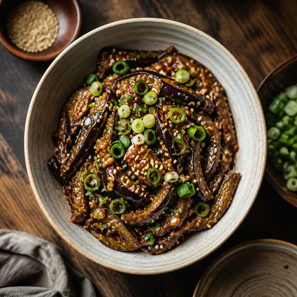 🥒 МИСО-ПАСТА ИЗ БАКЛАЖАНА — КОРЕЙСКАЯ ЗАКУСКА, КОТОРАЯ ГОТОВИТСЯ ЗА 20 МИНУТ