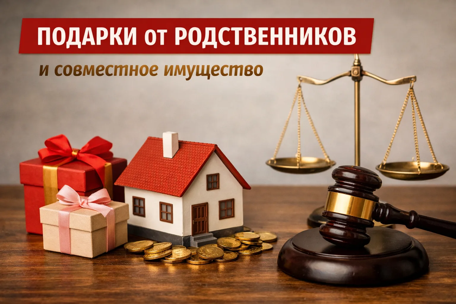 Как подарки от родственников влияют на режим совместно нажитого имущества 🎁⚖️🏠