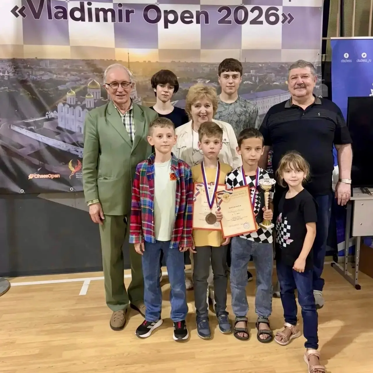 ♟ Белгородские шахматисты завоевали медали фестиваля «Vladimir OPEN-2026»