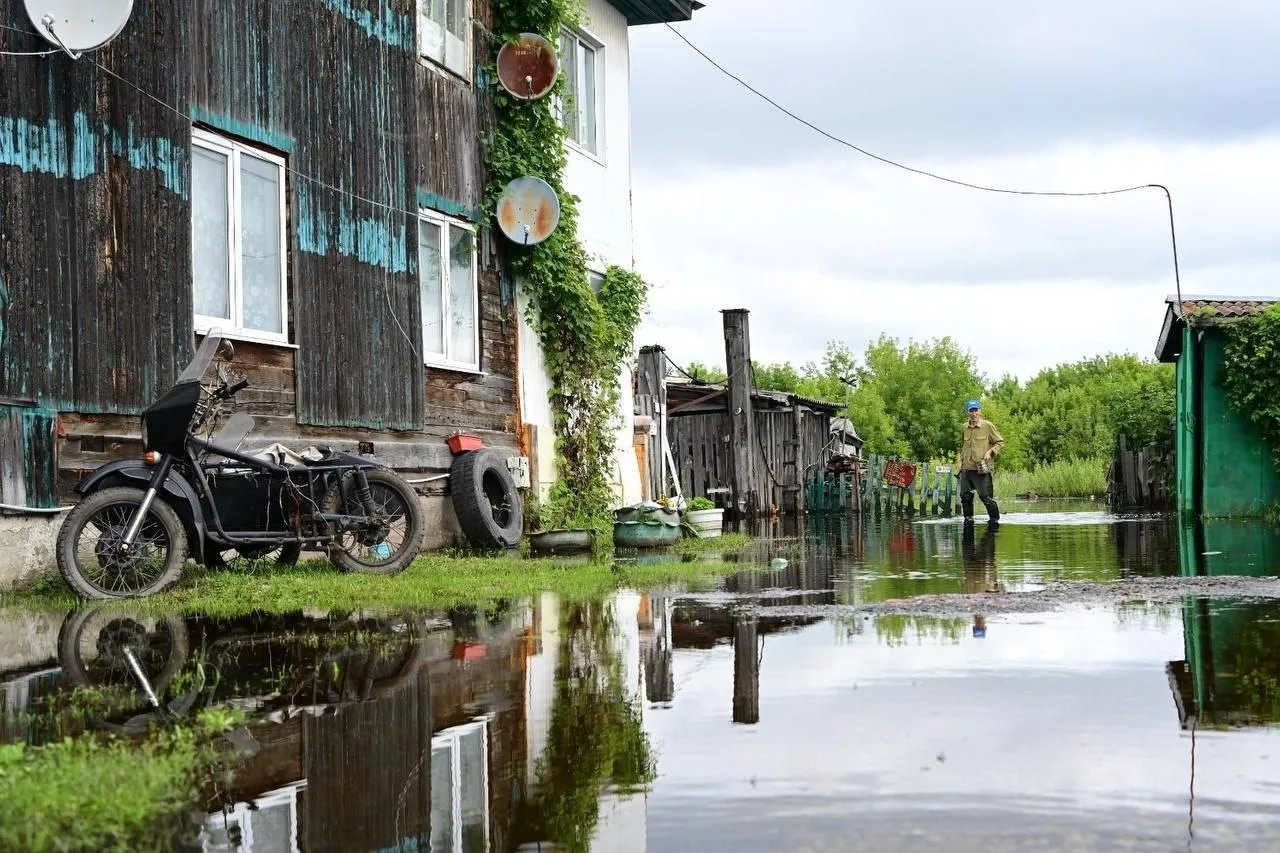 ‼️В Ирбите введен режим ЧС из-за подъема реки Ница до 741 см.