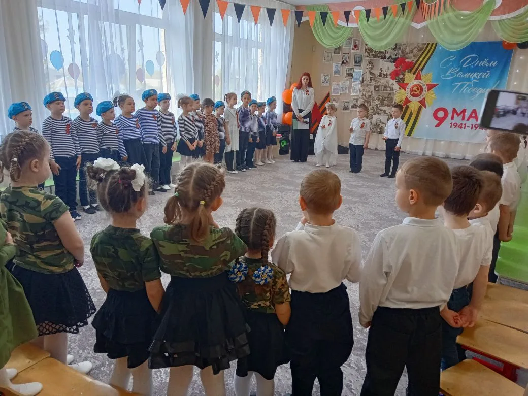 В нашем детском саду прошёл торжественный утренник посвященный Дню Великой Победы 🎖️