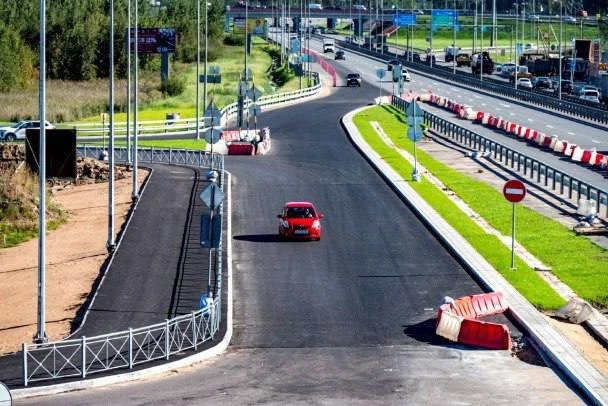 🚗 Новая схема движения на въезде в Кудрово с 8 сентября