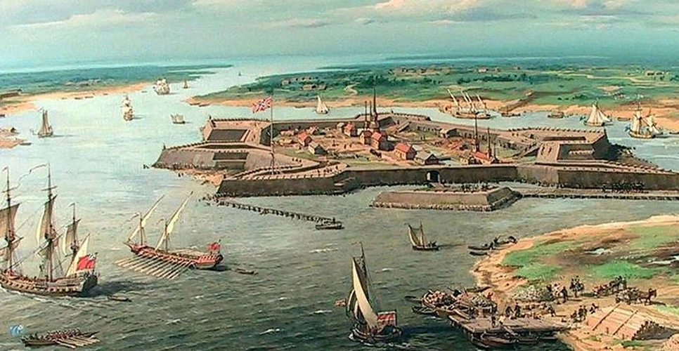 27 мая 1703 года, в ходе Северной войны, в устье реки Невы на Заячьем острове Петром I ...