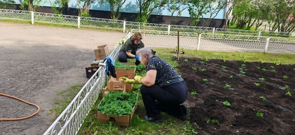 Когда мы вместе — всё цветёт 🌼

Сегодня на школьном дворе МБОУ СОШ №14 случилась маленькая летняя м