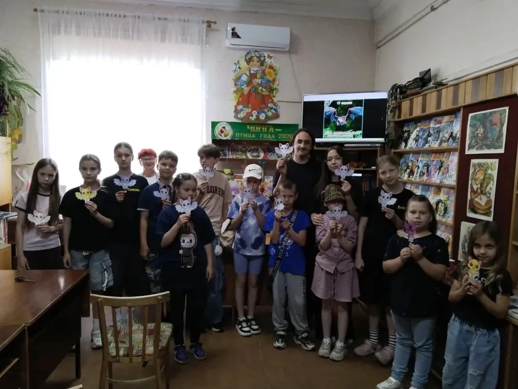 Ребята посетили мероприятие в детской библиотеке «Летучие мыши» 🦇