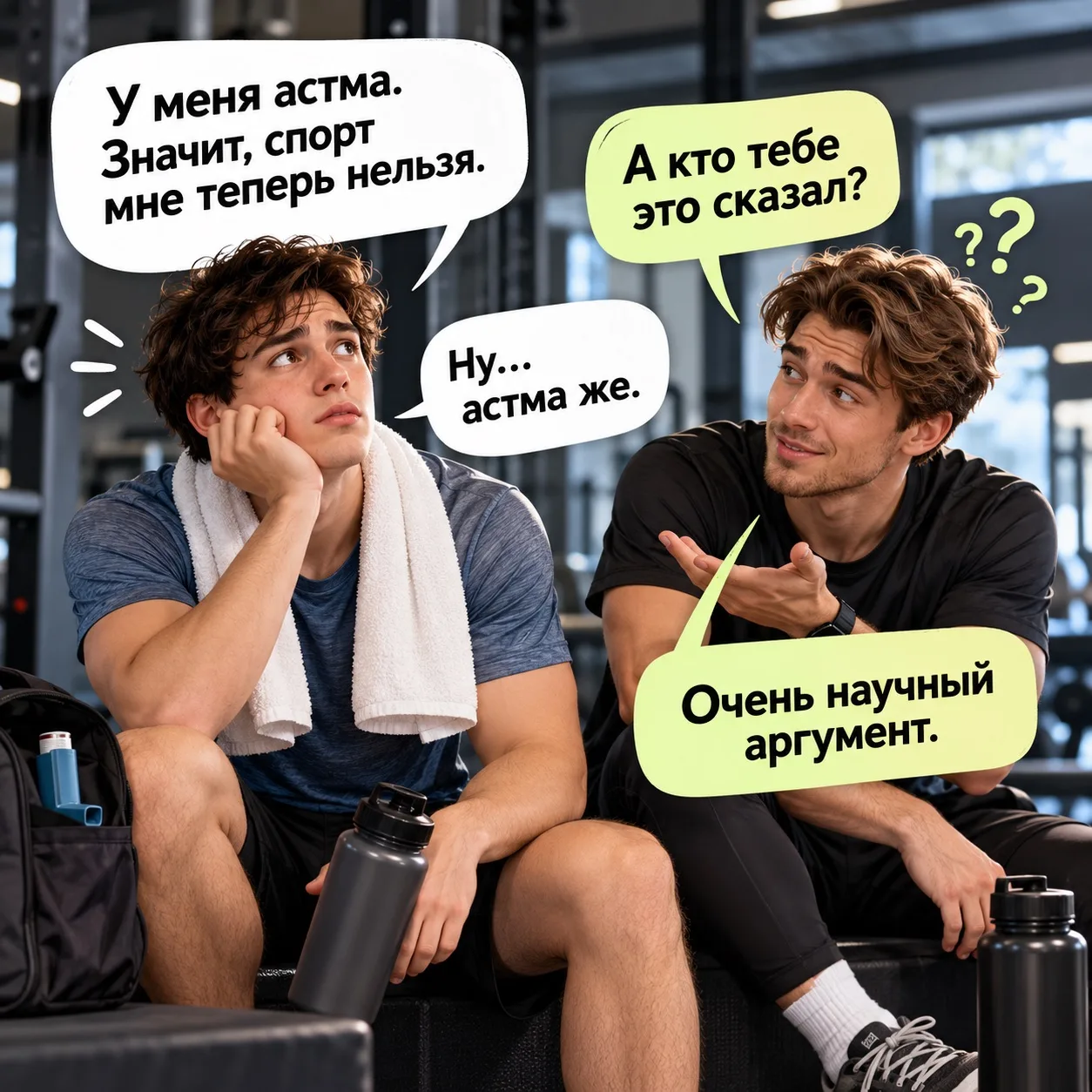 🌬️🙂‍↔️ Астма есть — спорта нет? Не придумывай