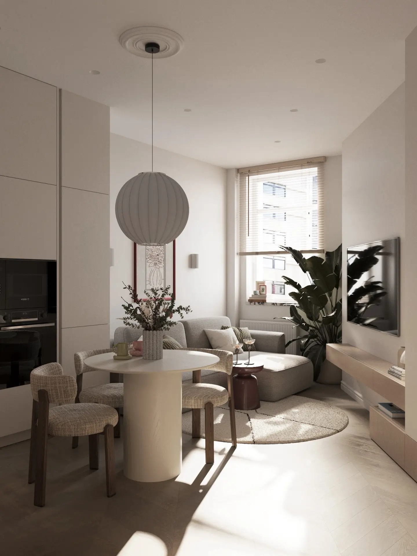 Интерьер квартиры под сдачу от нашей студии в ЖК Neva residence.