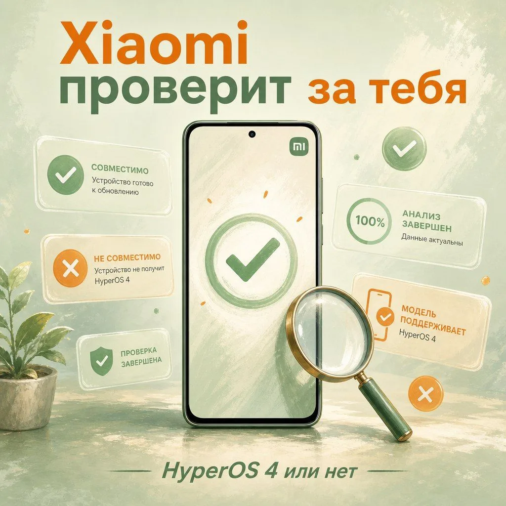 Xiaomi выкатила приложение для проверки совместимости с HyperOS 4

Xiaomi готовит большое обновление