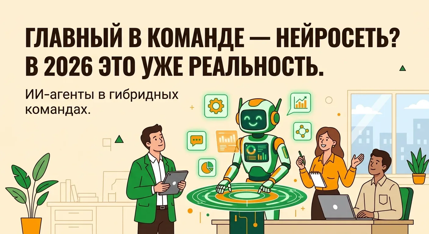 🤖 Неловкий вопрос: а кто в команде теперь главный?

В 2026 году у некоторых руководителей с сотрудн