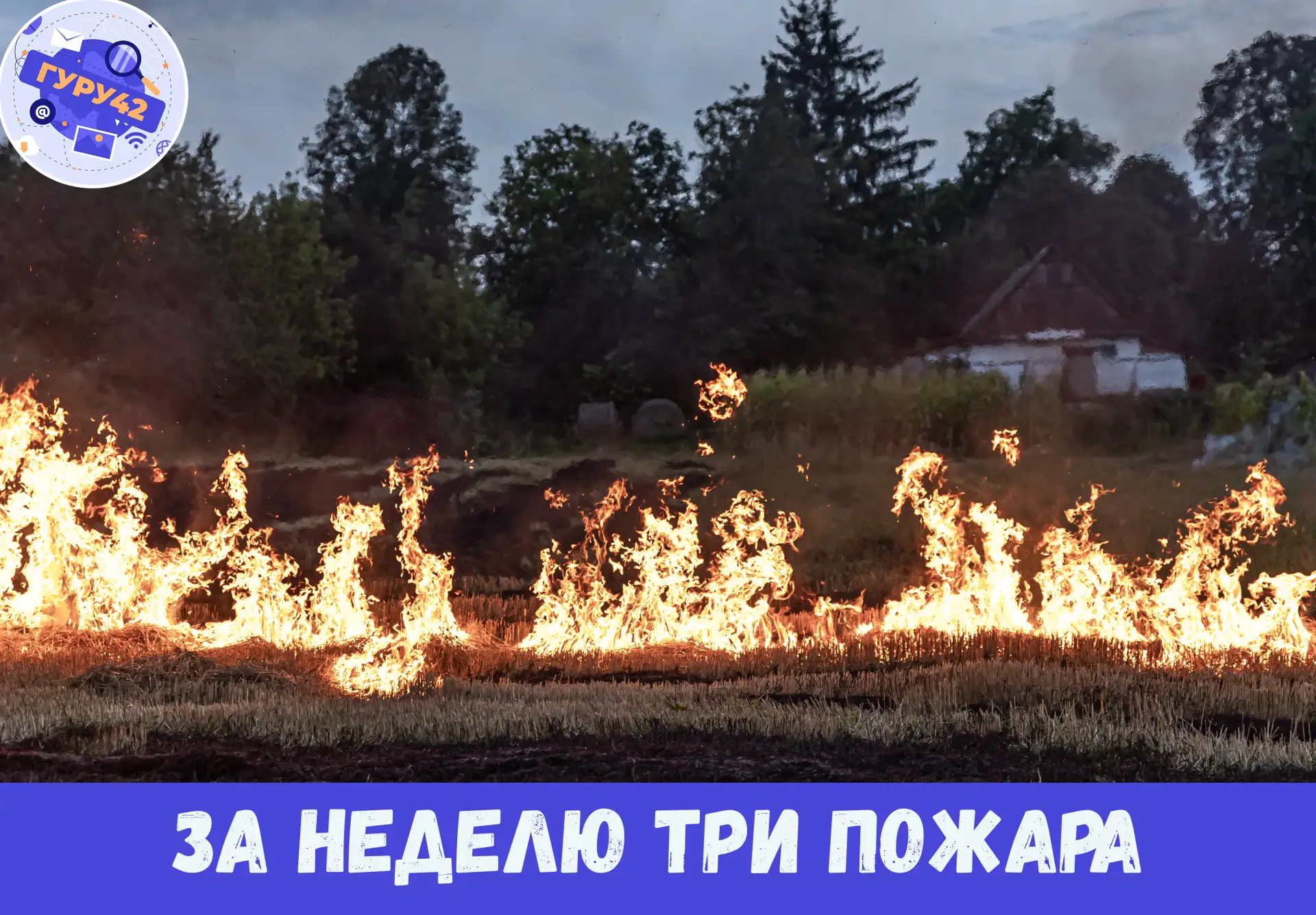 ‼️ Со 2 по 9 июня в Гурьевском округе произошло три пожара.

🔥 2 июня днем в районе СНТ «Путь к сад