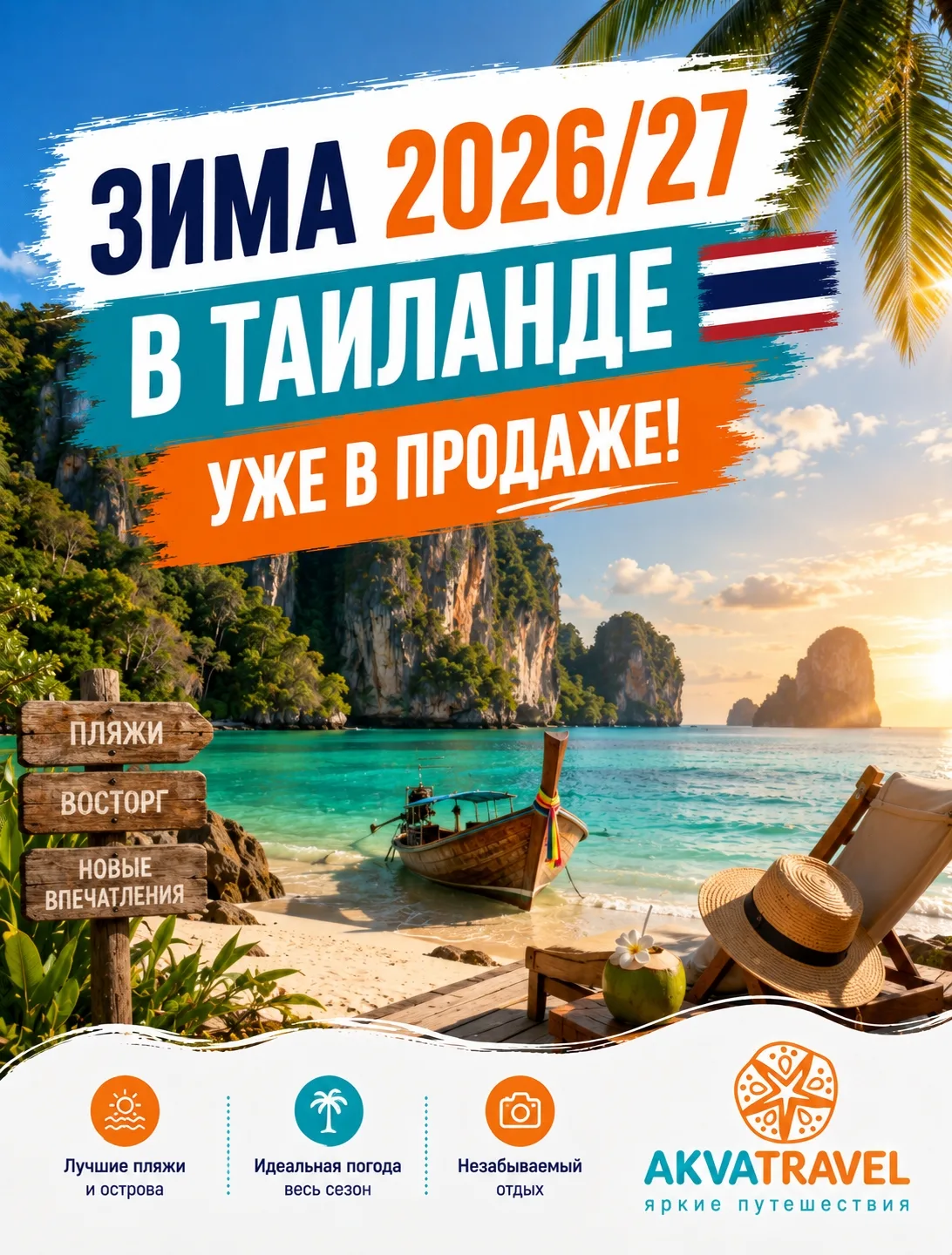 🔥 ЗИМА 2026/27 В ТАИЛАНДЕ УЖЕ В ПРОДАЖЕ! 🇹🇭