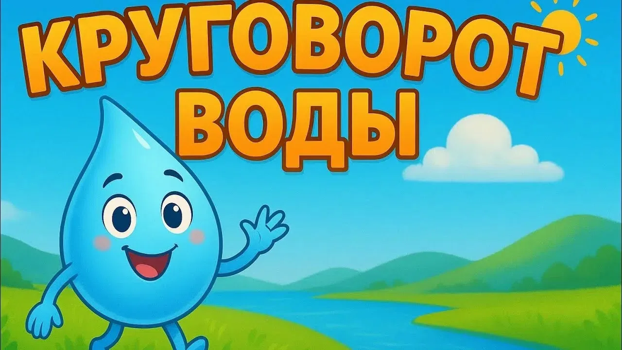«Круговорот воды в природе» 

Представьте себе волшебный поезд, который постоянно путешествует между