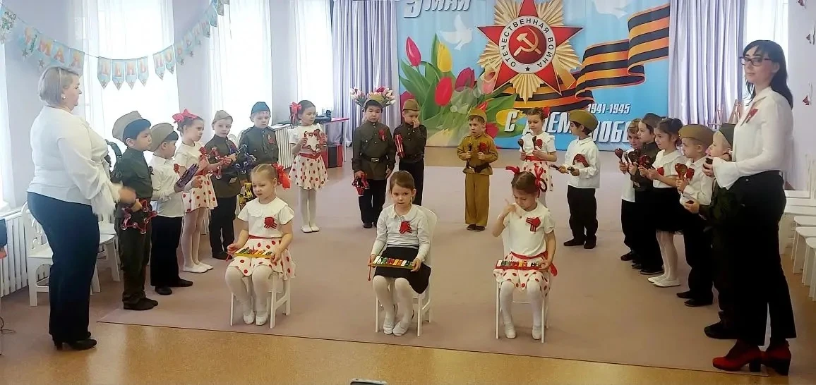 ⭐️ Дети о подвиге Великой Победы  На дошкольной площадке № 6 прошло трогательное патриотическое меро