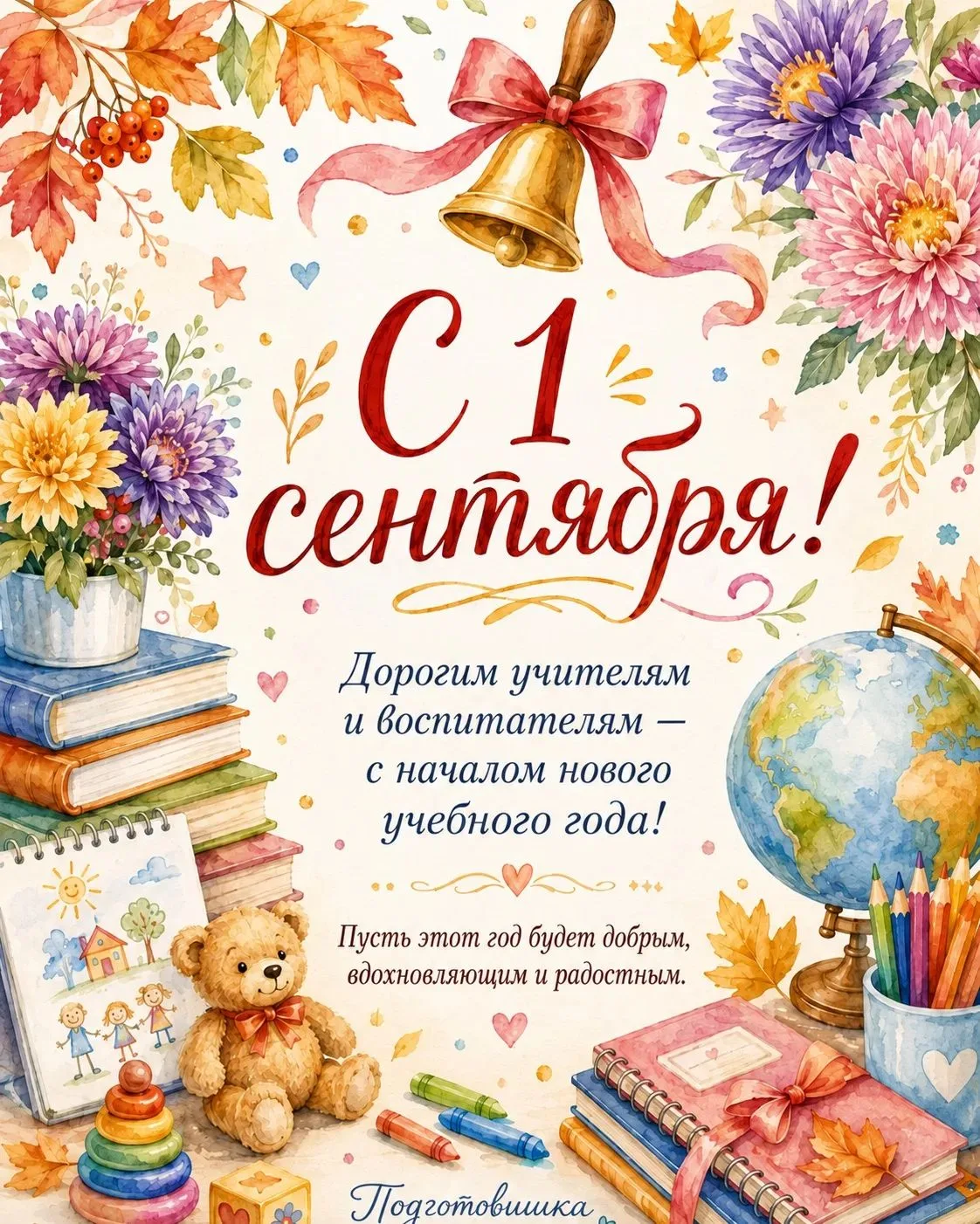 🍁 С 1 сентября, дорогие педагоги!