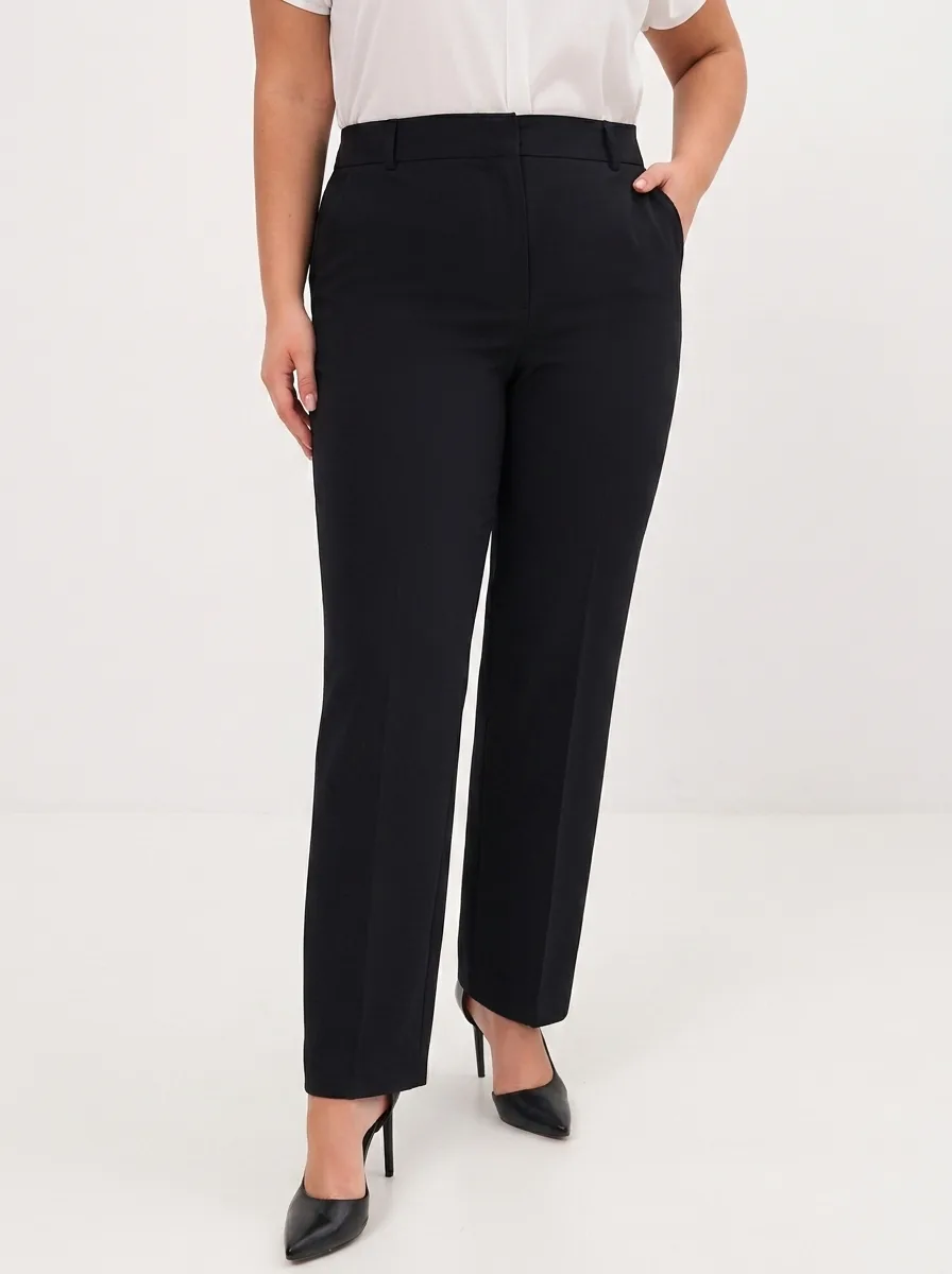 Брюки Plus Size с Wildberries
На работу, в офис, на каждый день, для особых случаев
🔸Брюки черные, 