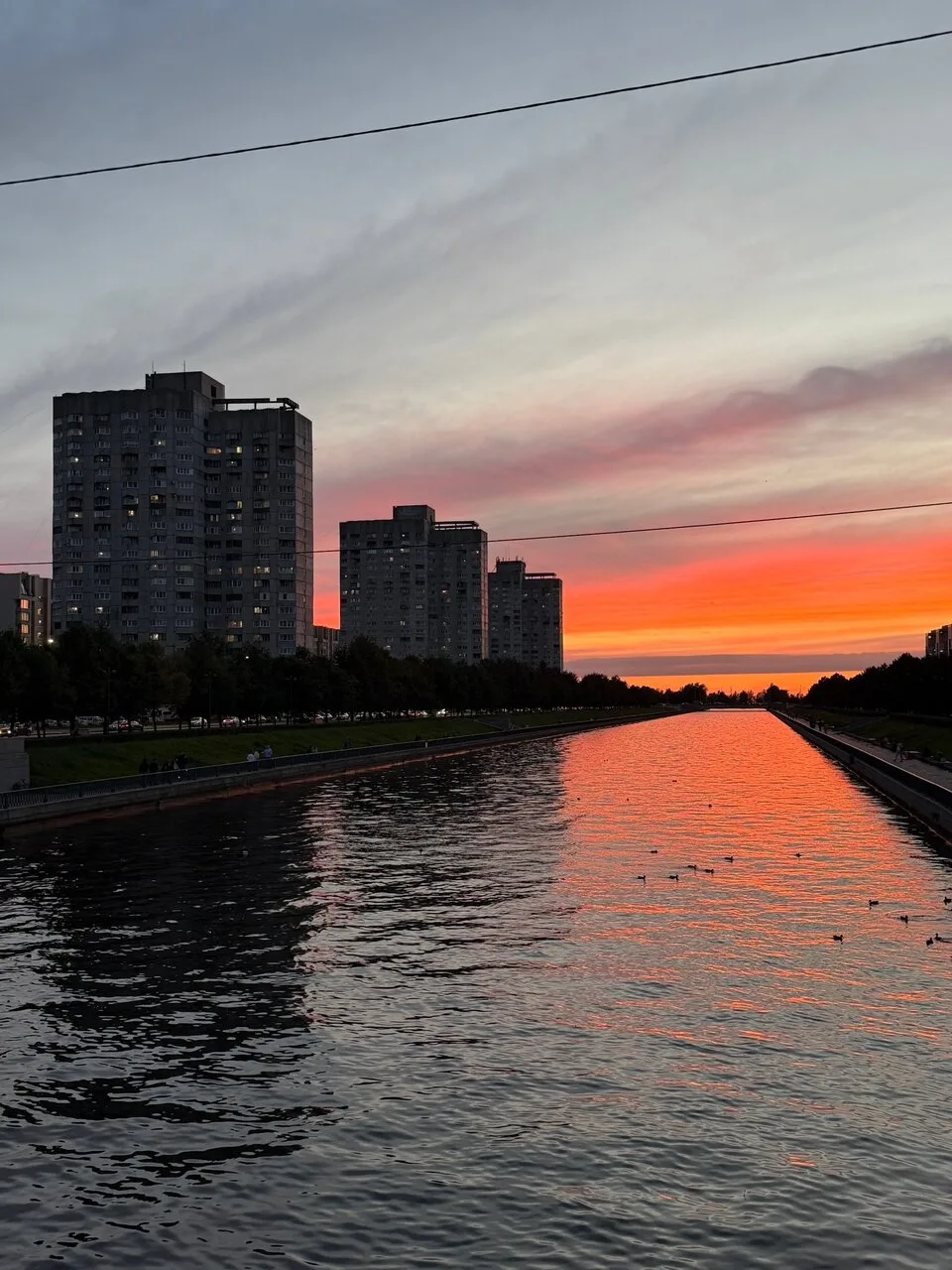 Шикарный закат запечатлел подписчик с Васильевского острова!