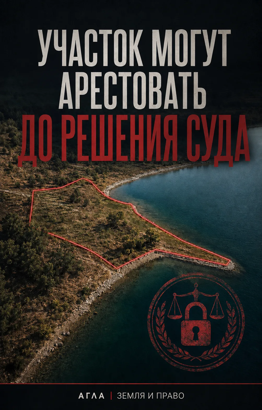 УЧАСТОК МОГУТ АРЕСТОВАТЬ ДО РЕШЕНИЯ СУДА