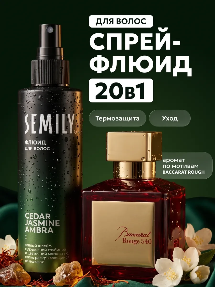 ⚡️ Спрей-флюид термозащита для волос 20в1, Semily